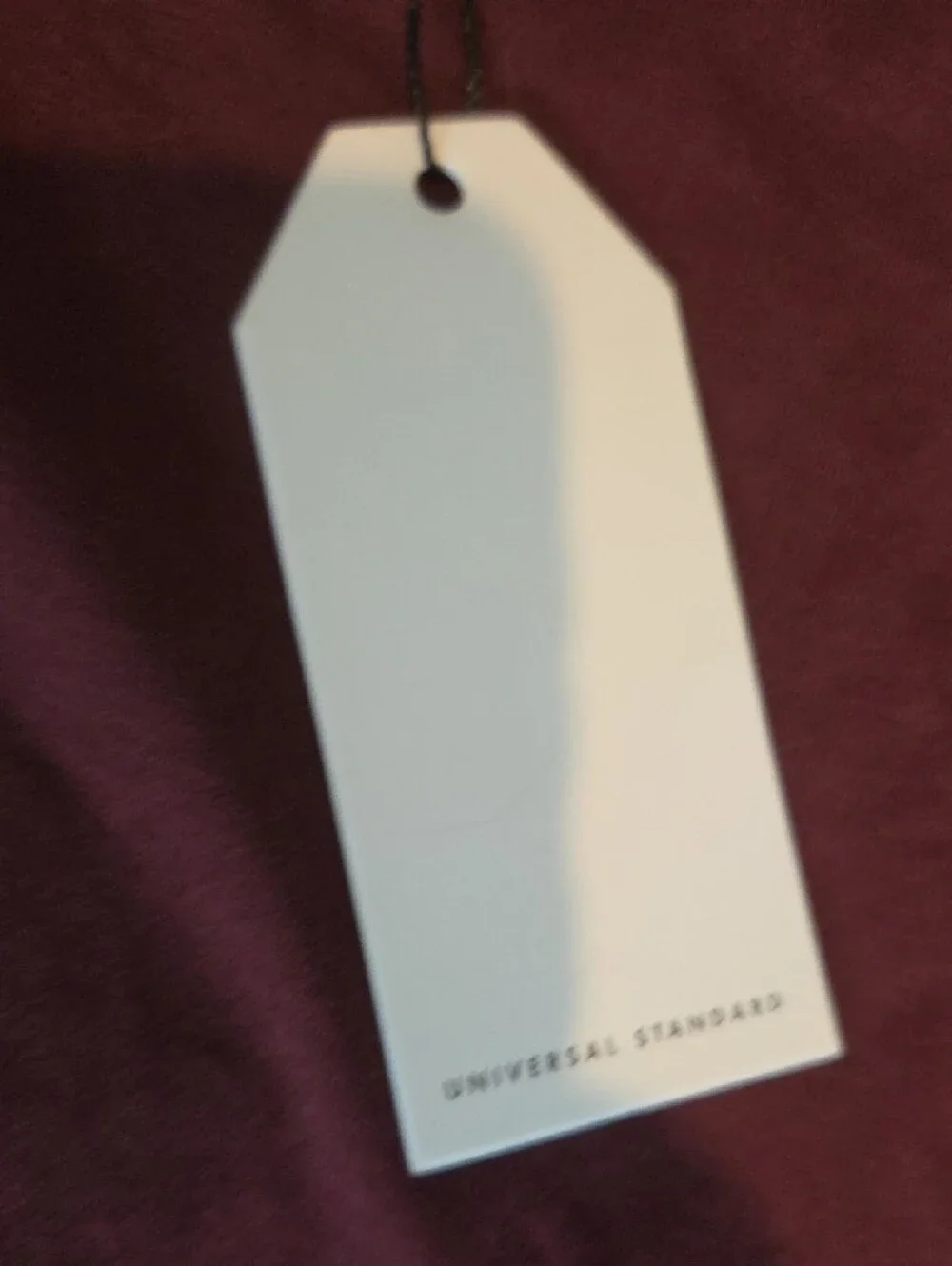 Universal Standard Burgundy Short Sleeve Midi Dress